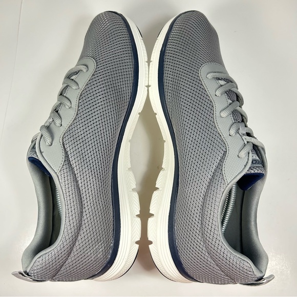 NEW Skechers Flex Lite Running Trainers Sneaker Shoes Grey 16829; Men’s Sz 13 - Picture 9 of 16
